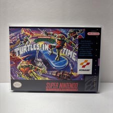 TMNT IV Turtles In Time SNES Universal Game C...