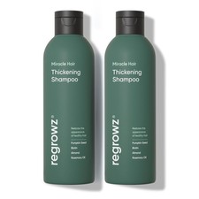 Regrowz Hair Thickening Shampoo 225ml x2- Biotin Hair Growth Shampoo for Women &