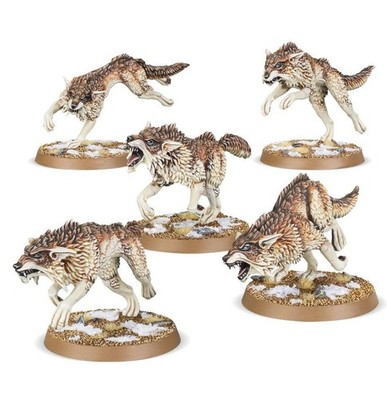Warhammer 40K Space Wolves Fenrisian Wolves Pro Painted Commission
