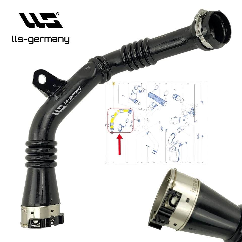 Turboschlauch Ladeluftleitung für RENAULT MEGANE CC 2.0 dCi 8200796570 - Bild 3 von 4