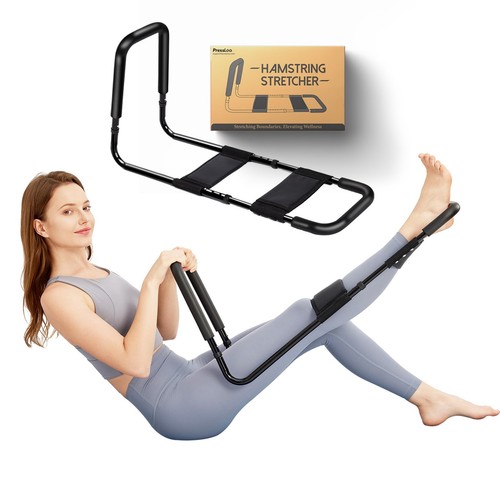 Hamstring Stretcher for Knee Extension & Pain Relief, Adjustable Low ...