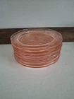 Anchor Hocking  Coronation  Pink Depression Glass Bread & Butter plates 6” (8)