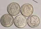 5 Morgan Silver Dollars - 5 Coin Lot - SKU21