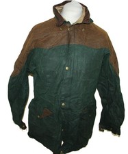 Koolah Ringer Wachsjacke Gr M Cracked Wax Leder Jagd B-Ware