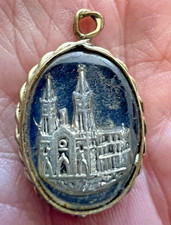 St. Anne & Basilica Pendant Vintage Double Sided