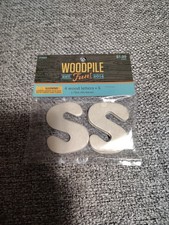 Hobby Lobby Woodpile 1.75  Wood Letters 4 Pieces Of Letter S Still Sealed New