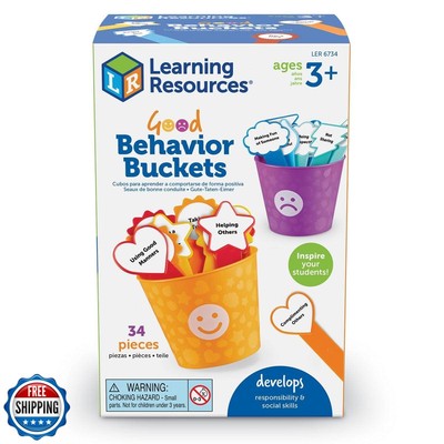 Learning Resources Good Behavior Buckets, Social Emotional Toy, Preschool Toy