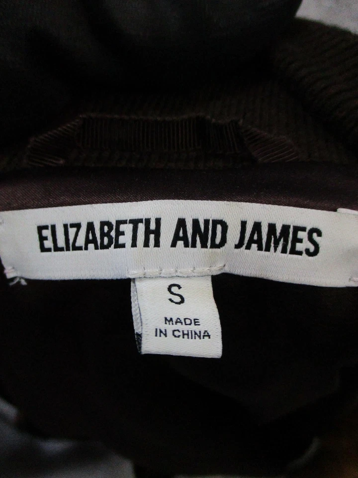 Elizabeth и James куртка женщин маленький коричневый искусственного меха Bomber * - Изображение 3 из 4