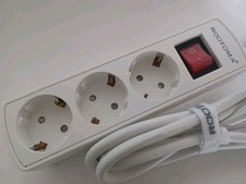 European to US Plug Adapter, EU to US Adapter, 3 AC Outlets for European Elec...