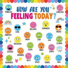 Colorful Feeling Emotion Bulletin Board Set Classroom Decorations How Are You...