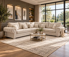 New Verona 6 Seater Corner Sofa Full Back Left Hand & Right Hand Side for Sale