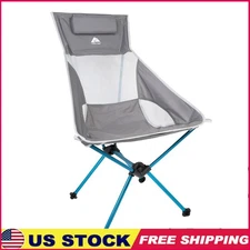 Ultralight Packable High-Back Camping Chair Portable Folding 275 lbs Capacity US