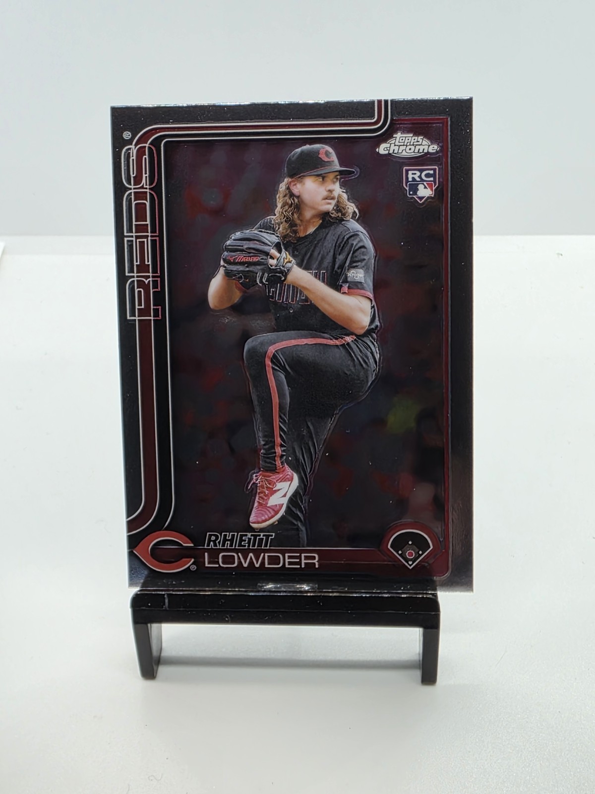 2025 Topps Chrome Rhett Lowder Rookie RC Cincinnati Reds #147