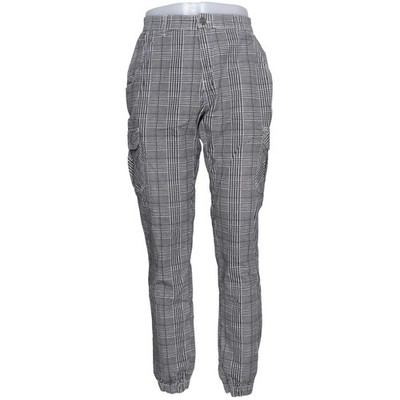 Urban Classics, Cargohose, Größe: L, Grau/Schwarz, Baumwolle/Elasthan, Karo #Rao