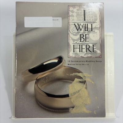 I Will Be Here Songbook 10 Wedding Songs Medium Voice Sparrow 1989