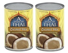 A Taste of Thai Coconut Milk Unsweetened 2 Pack