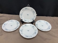 J. Haviland "BLUE GARLAND" Germany Set of 4 Bread Plates 6"