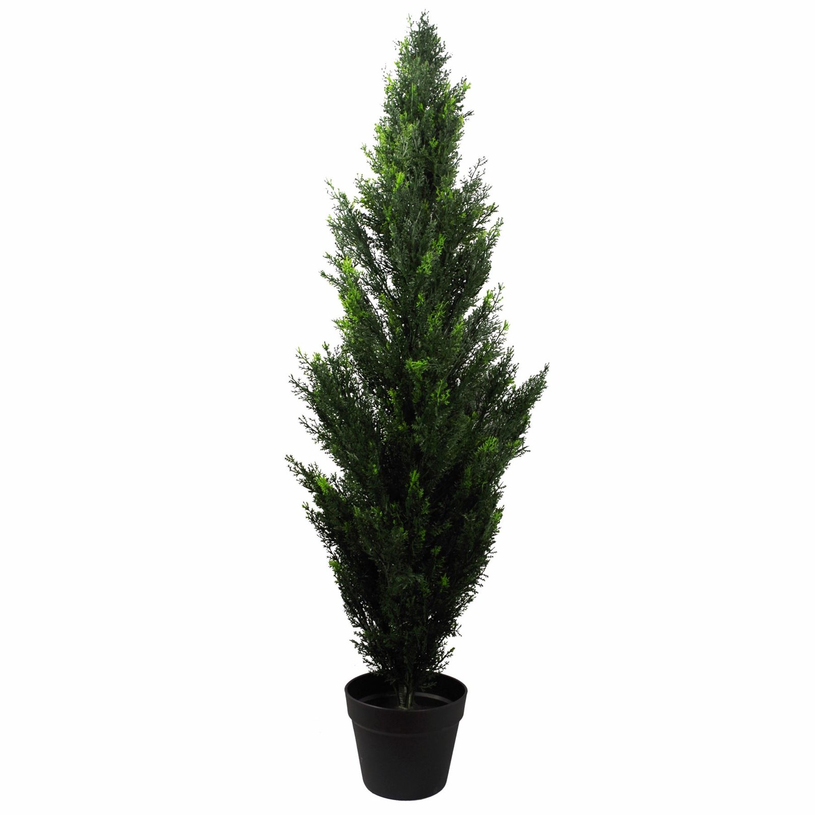 Leaf Unisex Green Artificial Cedar Cypress Topiary Uv Resistant In 120Cm - Image 2