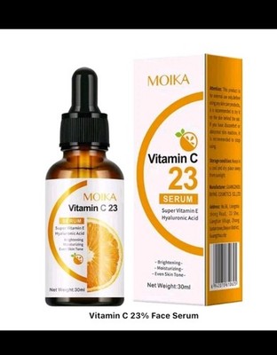 Moika Vit C Skin Brightening  Serum- 23% Vitamin C Serum - Hyaluronic Acid