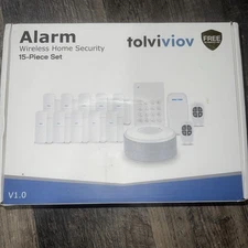 tolviviov - Wireless Home Security Alarm 15-Piece Kit V1.0