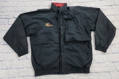 Cooper Cobra Tires Jacket MENS M Zip Work Coat Winners Circle Black VINTAGE 