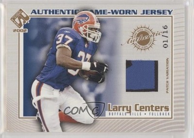 2002 Pacific Private Stock Reserve Variation /16 Larry Centers #18 Patch 2u3