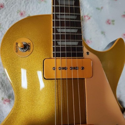 Rare Aria Pro II LS600P Gold Top P90 | eBay