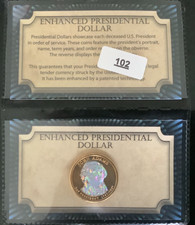 John Adams Enhanced Gold Hologram Presidential Dollar Coin