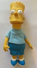 The Simpsons Bart Simpson 1990 Plush Doll Figure TV Memorabilia Original