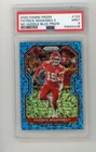 2020 Panini Prizm Patrick Mahomes II #124 No Huddle Blue Prizm /79 PSA 9 (G)