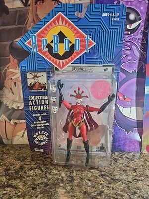  1995 Reboot Hexadecimal 6'' Action Figure Irwin Toys Cartoon 