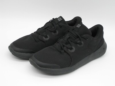 UNDER ARMOUR RIPPLE RUNNING SHOES MEN'S WMN'S TRIPLE BLACK  3022110-002