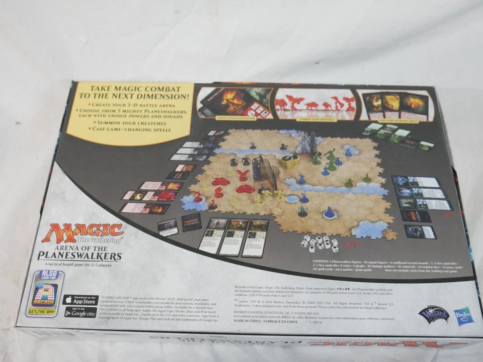 Magic The Gathering Arena of The Planeswalkers Hasbro Board Game Complete RPG + - Image 4 of 4