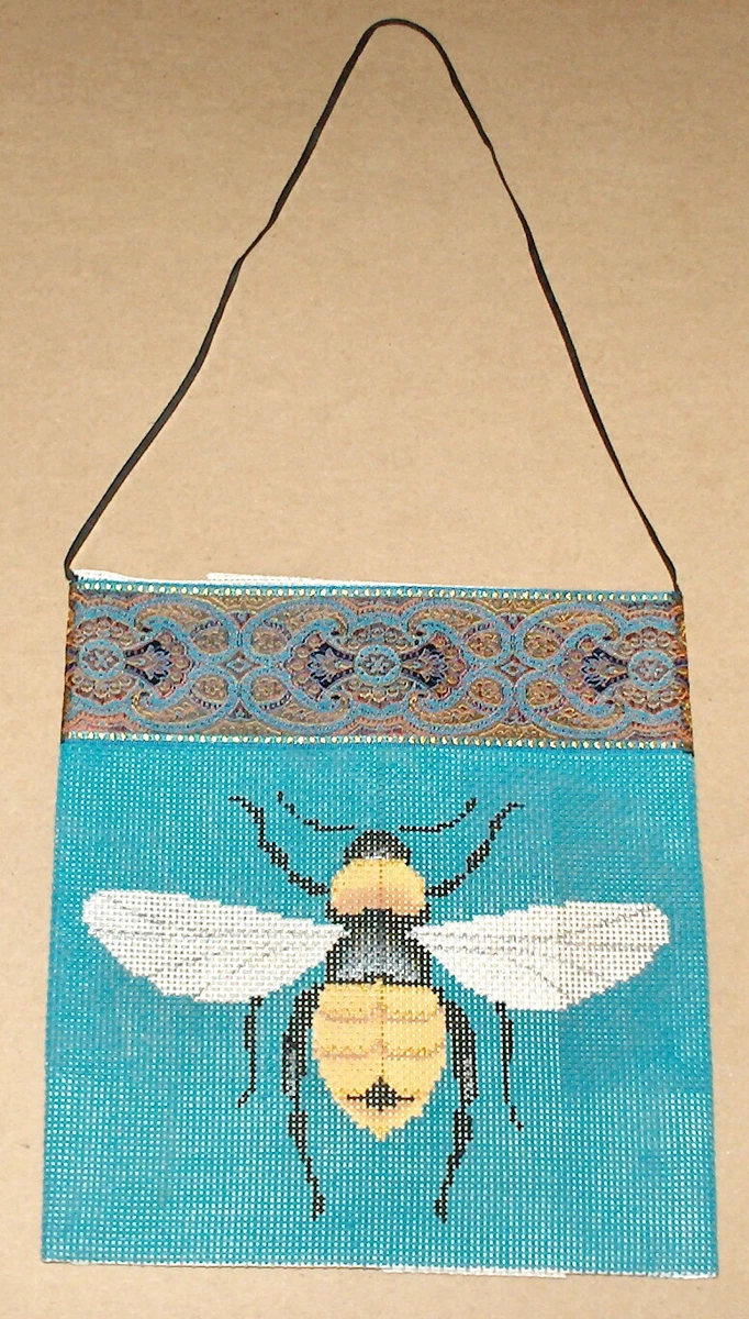 Needlepoint purse canvas sale