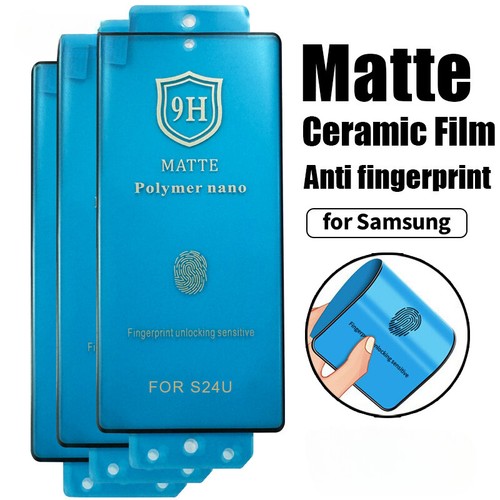 9H Matte Ceramic Film Screen Protector For Samsung Galaxy S24 S23 S22 S21 S20 - Picture 22 of 33