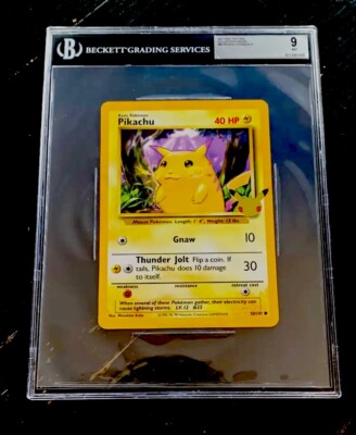 PIKACHU JUMBO Pokémon TCG First Partner Pack #58 Promo MINT Graded