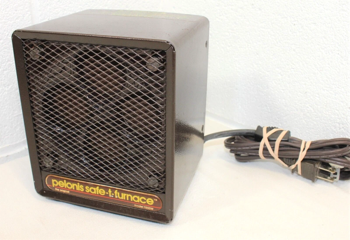 Vintage Pelonis 1500w Disc Safe T Furnace Ceramic Mini Space Heater EUC!  CLEAN! | eBay
