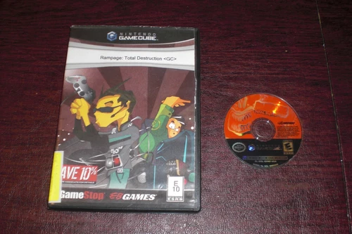 Rampage: Total Destruction for Nintendo GameCube System Console Disc Disk + Case