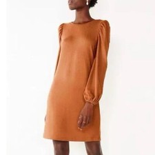 Nine West Puff Long Sleeve Dress
