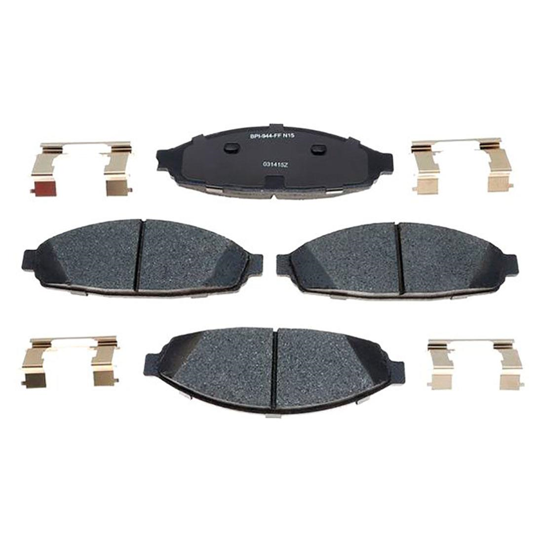 For 2004 Lincoln Town Car Front Rear Brake Rotors & Metallic Brake Pads