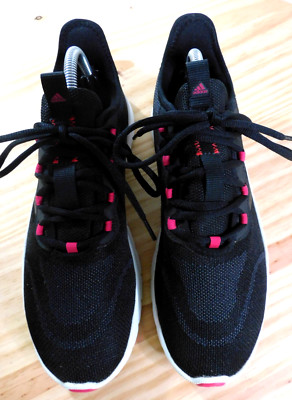 Adidas Nario Move Women's Running Shoes - GZ9049 - Black/Magenta - Size 9 - EUC!
