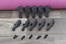 Cassetto armadio vintage in ghisa pomelli cavalluccio marino maniglia estraib...