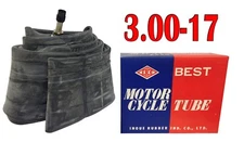 NEW! IRC 300 x 17 Inner Tube Motorcycle Dirt Bike Tire Wheel 3.00-17 Nickel Stem