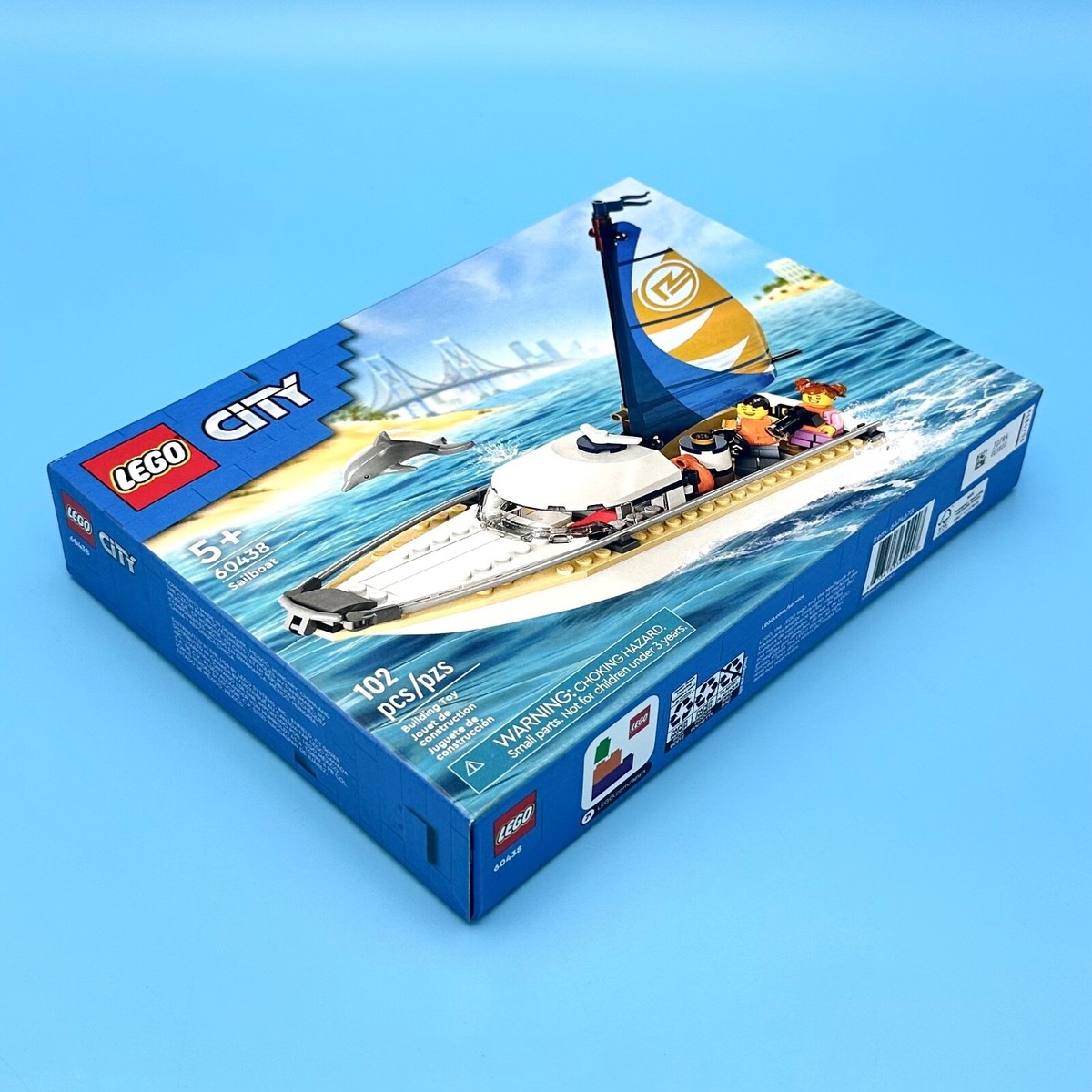 dbl LEGO City Sailboat 60438 Floating Harbor Sailing Ship 2