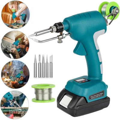 JHJQZCYG Soldering Iron Kit 75W Soldering Gun Welding Worked with Makita LXT 18V Battery