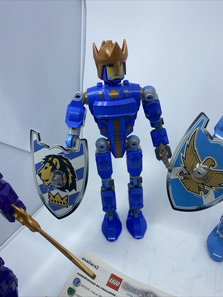Lego Knights Kingdom - 6 figures Red, Green, Purple, Blue