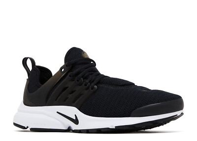 Nike Women's Air Presto Running Shoes Low Black White Size 6 B