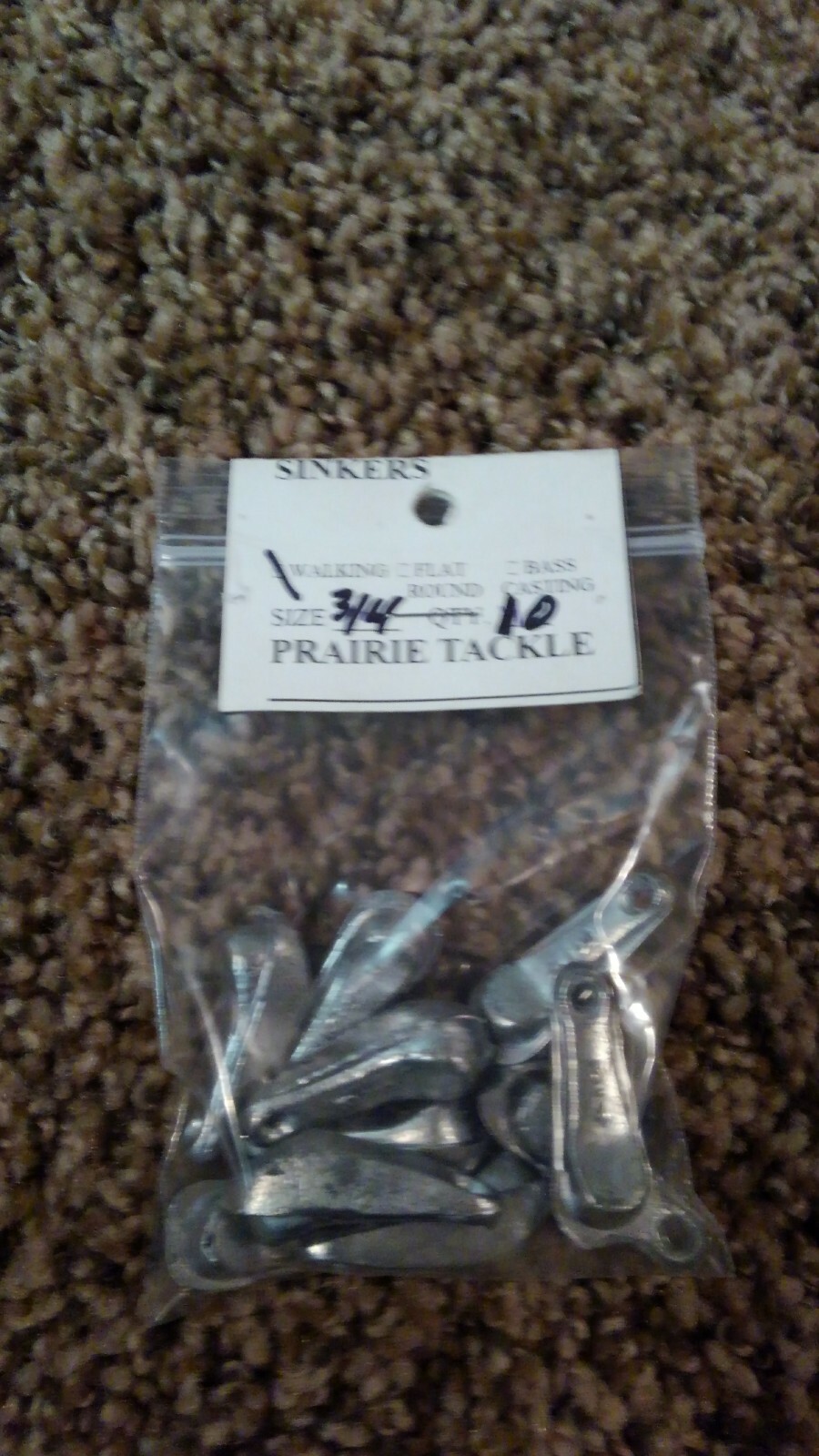 Walking Sinkers or Fishing Weights eBay
