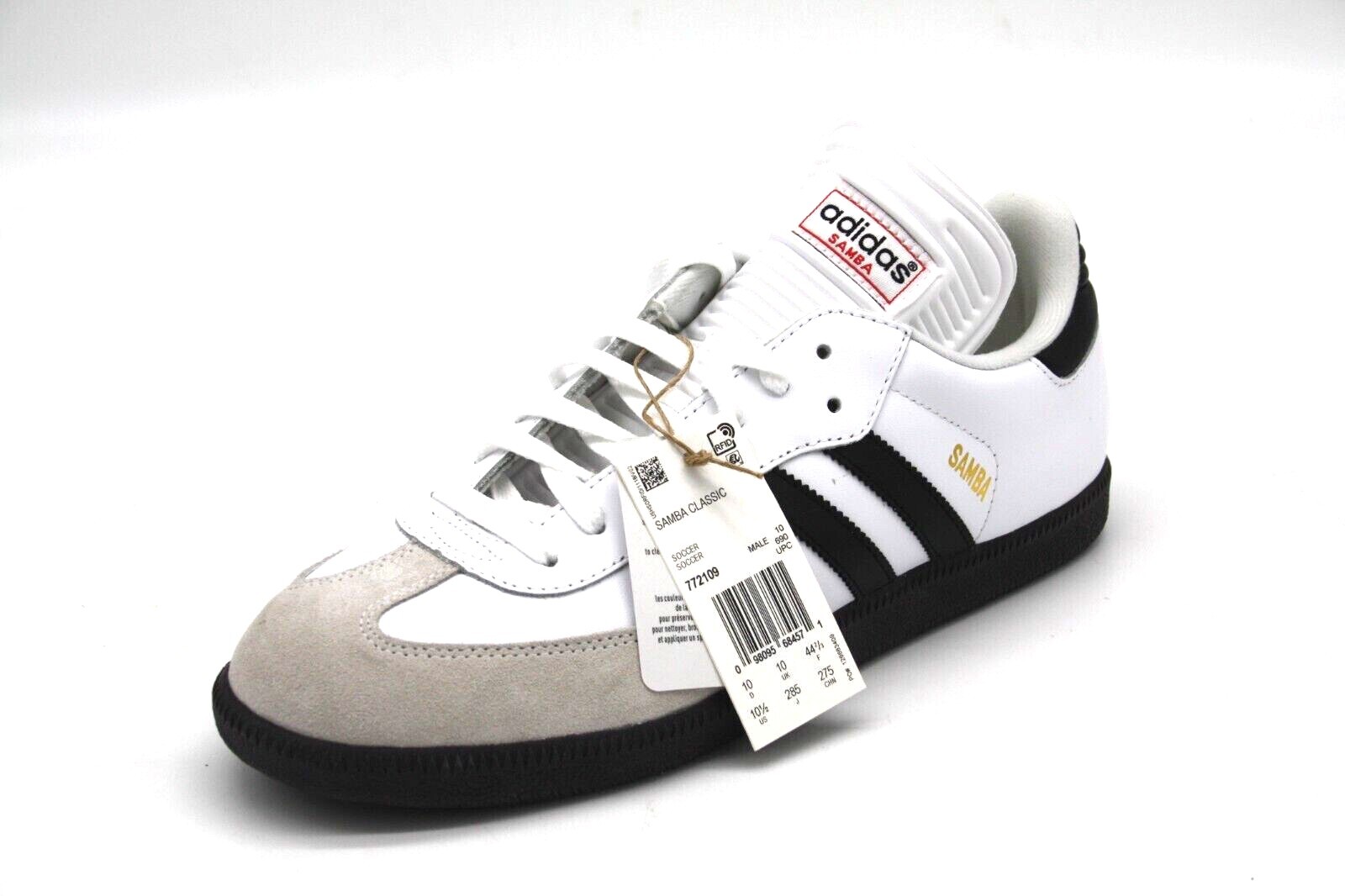 MEN'S ADIDAS SAMBA CLASSIC 772109 WHITE 