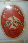 $. EGYPT BRASSERIE BOMONTI OLD  Beer label ALEXANDRIA